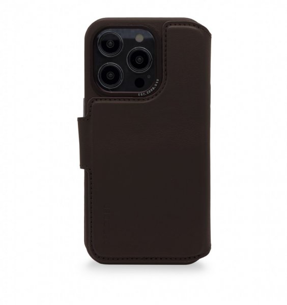 Decoded iPhone 14 Pro Fodral Leather Detachable Wallet Brun