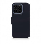 Decoded iPhone 14 Pro Fodral Leather Detachable Wallet Navy