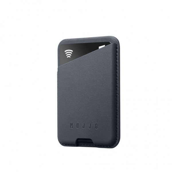 Mujjo MagSafe Korthållare Full Leather Magnetic Wallet Basalt