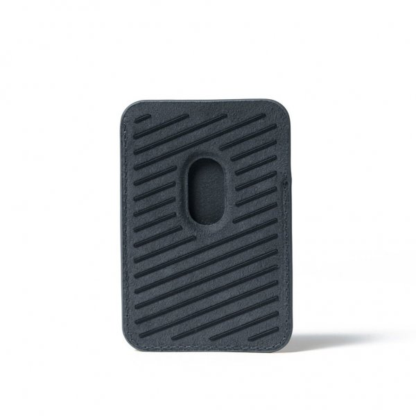 Mujjo MagSafe Korthållare Full Leather Magnetic Wallet Basalt
