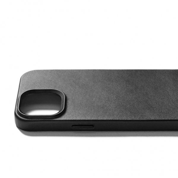 Mujjo iPhone 15 Skal Full Leather Case Svart
