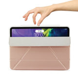 Pipetto iPad Air 10.9 (gen 4/5) Fodral Metallic Origami Silver