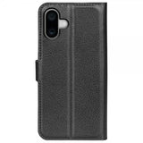 iPhone 16 Plus Fodral Litchi Svart