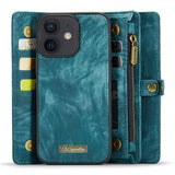CaseMe iPhone 12/iPhone 12 Pro Fodral 008 Series Löstagbart Skal Petrol