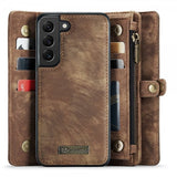 CaseMe Samsung Galaxy S21 008 Series Löstagbart Skal Brun