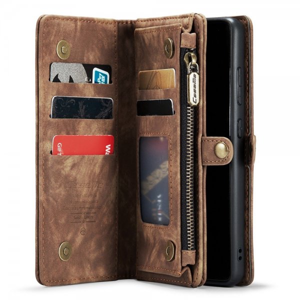 CaseMe Samsung Galaxy A52/A52s 5G 008 Series Löstagbart Skal Brun