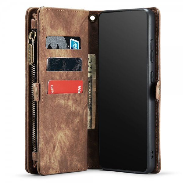 CaseMe Samsung Galaxy A52/A52s 5G 008 Series Löstagbart Skal Brun