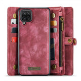CaseMe Samsung Galaxy A12 Fodral 008 Series Löstagbart Skal Röd