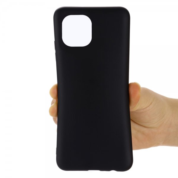 Samsung Galaxy A03 Skal med Strap Silikon Svart