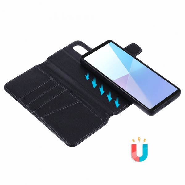 Nordic Covers Sony Xperia 10 VI Fodral MagLeather Raven Black