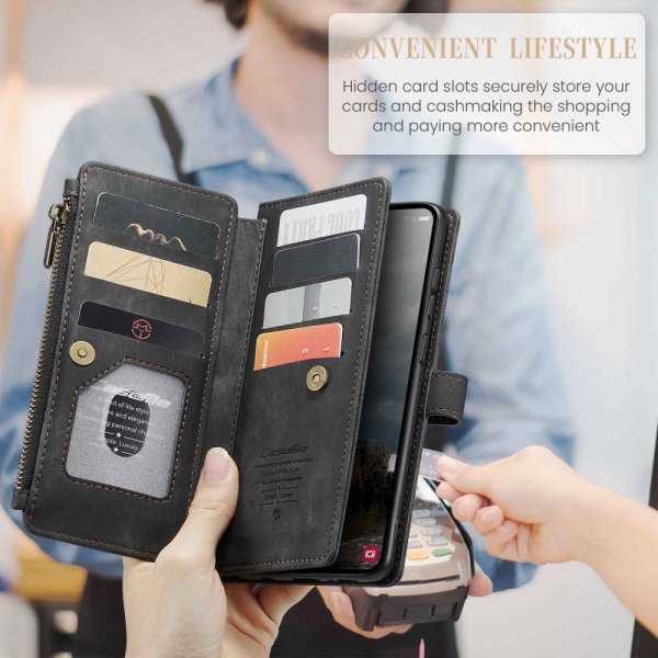 CaseMe Samsung Galaxy A55 Fodral C30 Series Svart