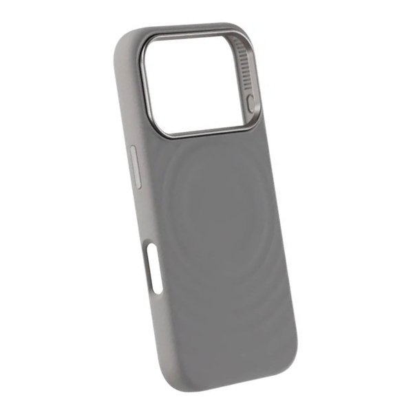 iPhone 17 Pro Skal Silikon MagSafe Ljusgrå