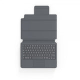 ZAGG iPad 10.2 Fodral med tangentbord Pro Keys with Trackpad Nordic Svart Grå