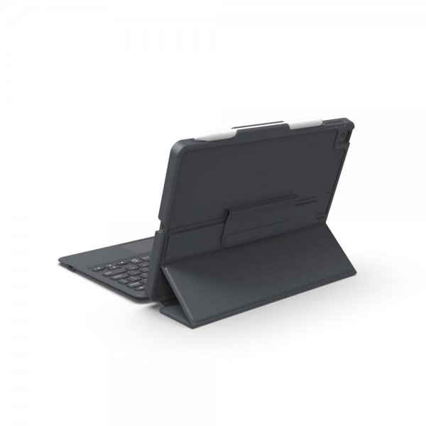 ZAGG iPad 10.2 Fodral med tangentbord Pro Keys with Trackpad Nordic Svart Grå
