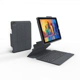 ZAGG iPad 10.2 Fodral med tangentbord Pro Keys with Trackpad Nordic Svart Grå