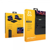ZAGG iPad Pro 11 (M4/M5) Fodral med Tangentbord Pro Keys 2 Nordic Layout Svart