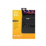 ZAGG iPad Pro 11 (M4/M5) Fodral med Tangentbord Pro Keys 2 Nordic Layout Svart