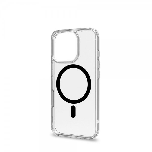 Celly iPhone 16 Pro Skal GELSKINMAG Transparent Svart