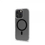 Celly iPhone 16 Pro Max Skal GELSKINMAG Transparent Svart