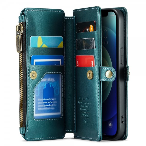 CaseMe iPhone 12/iPhone 12 Pro Fodral C36 Series Grön