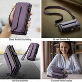 CaseMe iPhone 12/iPhone 12 Pro Fodral C36 Series Lila