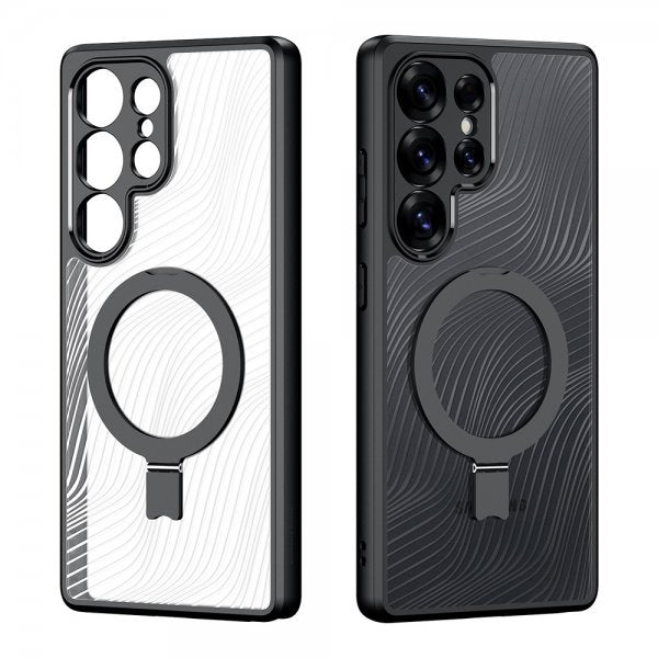 Dux Ducis Samsung Galaxy S25 Ultra Skal Aimo Series MagSafe Kickstand Svart