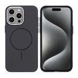iPhone 15 Pro Max Skal Kolfibermönster MagSafe Svart