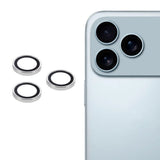 iPhone 17 Pro Max Kameraskydd i Härdat Glas Silver