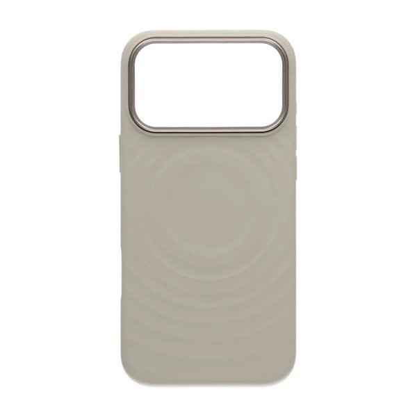 iPhone 17 Pro Max Skal Silikon MagSafe Beige