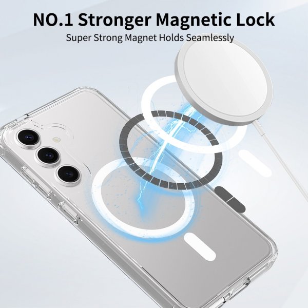 Nordic Covers Samsung Galaxy S24/Galaxy S25 Skal Feather Series MagSafe Transparent