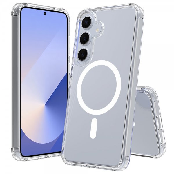 Nordic Covers Samsung Galaxy S24 Plus/Galaxy S25 Plus Skal Feather Series MagSafe Transparent