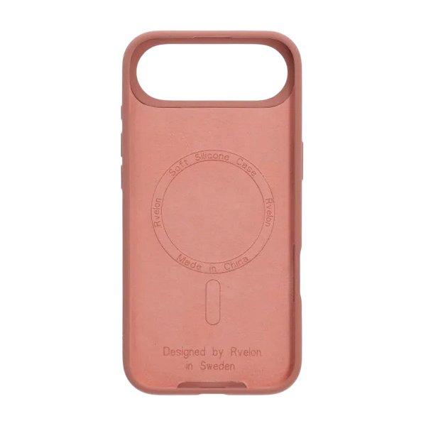 Rvelon iPhone Air Skal Silikon MagSafe Mörkrosa