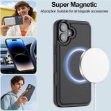 Nordic Covers iPhone 17 Fodral med avtagbart MagSafe-skal Raven Black