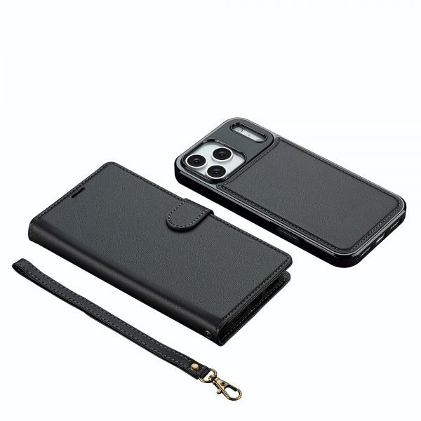 Nordic Covers iPhone 17 Pro Fodral med avtagbart MagSafe-skal Raven Black