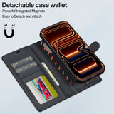 Nordic Covers iPhone 17 Pro Fodral med avtagbart MagSafe-skal Raven Black