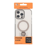 iPhone 15 Pro Max Skal Ringstativ MagSafe Svart Transparent