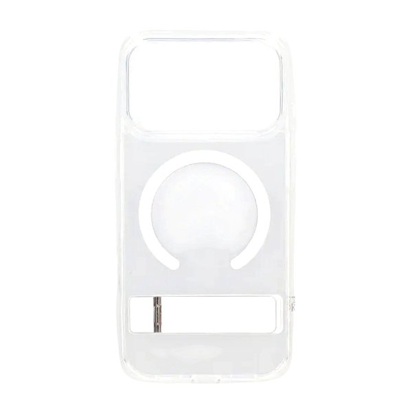 Rvelon iPhone 17 Pro Max Skal med Stativ MagSafe Transparent