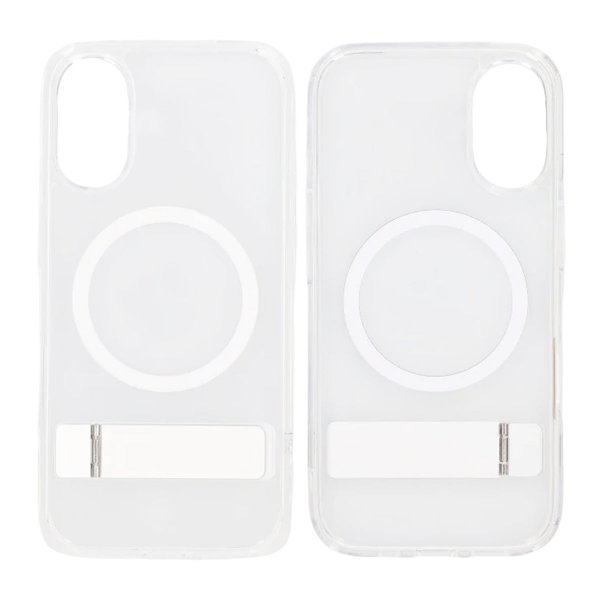 Rvelon iPhone 17 Skal med Stativ MagSafe Transparent