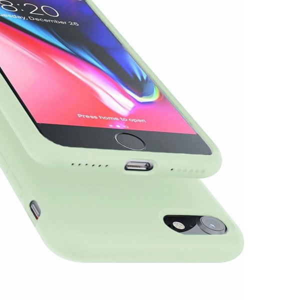 Rvelon iPhone 7/8/SE Skal Silikon Grön