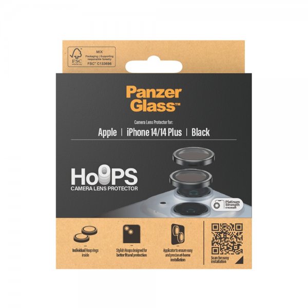 PanzerGlass iPhone 14/iPhone 14 Plus Kameraskydd Hoops