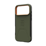 Urban Armor Gear (UAG) iPhone 17 Pro Max Skal Civilian MagSafe Olive/Orange