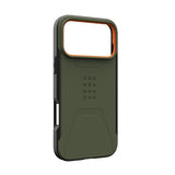 Urban Armor Gear (UAG) iPhone 17 Pro Max Skal Civilian MagSafe Olive/Orange