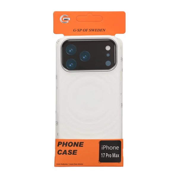 iPhone 17 Pro Max Skal Silikon MagSafe Vit