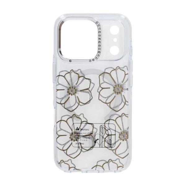 iPhone 17 Pro Skal Mönster MagSafe Blommor