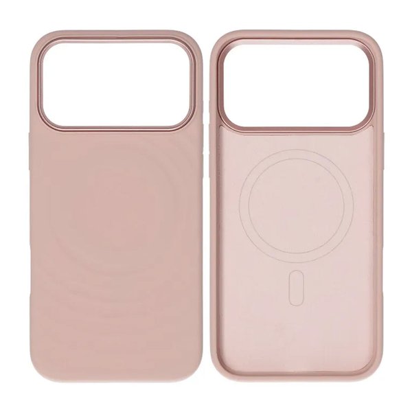 iPhone 17 Pro Max Skal Silikon MagSafe Rosa