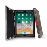 Twelve South iPad 9.7 (gen 5/6)/iPad Air 1/2 Fodral BookBook Äkta Läder Stativ Brun