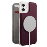 Twelve South iPhone 12 Mini Fodral SurfacePad Plommon