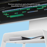 Twelve South Curve Riser Matte White