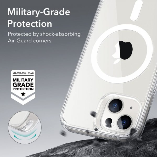 ESR iPhone 13/iPhone 14 Skal Classic Hybrid HaloLock Transparent