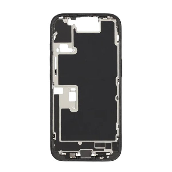 Mittenram med smådelar för iPhone 16 Pro - Svart Titan OEM